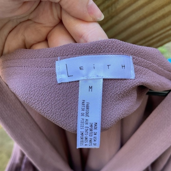 Leith cold shoulder purple blouse - Picture 5 of 6